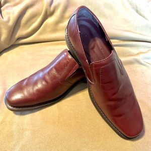 Dr. Martens Saul Mens Leather Slip On Loafers Size US 11 Cognac